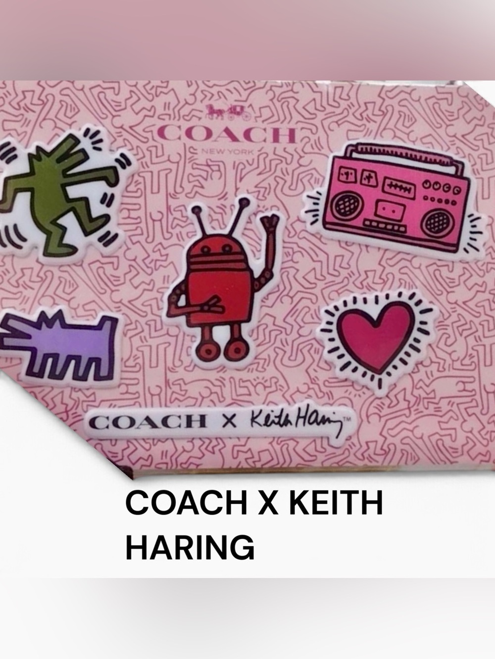 Coming soon Coach x Keith, Haring stickers, limited edition